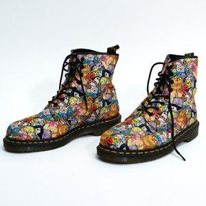 DR. MARTENS UNISEX: ADVENTURE TIME CHARACTERS CASTEL BOOTS US size 11
